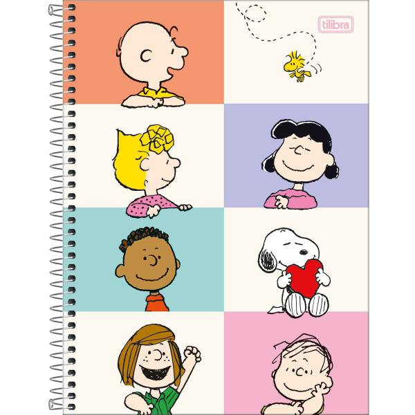 Imagem de Caderno Espiral Univ 1 Matéria Snoopy 80 Folhas Tilibra