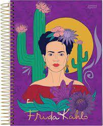 Imagem de Caderno espiral univ cd 10x1 160fls frida kahlo fsc