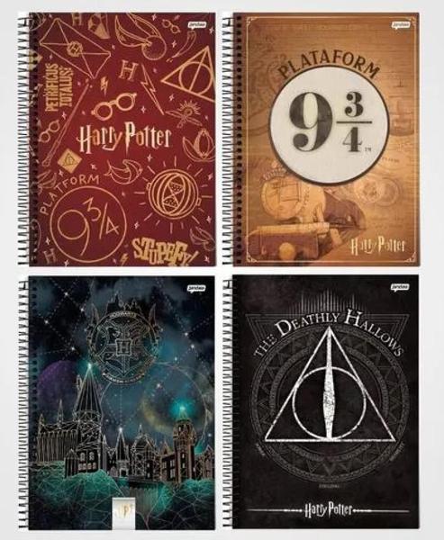 Imagem de Caderno espiral univ cd 1x1 96fls  harry potter fsc   jandaia   63599 24