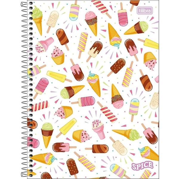 Imagem de Caderno espiral universitario capa dura 16m tilibra spice feminino 2x256fls