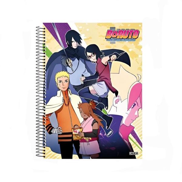 Imagem de Caderno Espiral Universitário Sd 10 Matéria 160 Folhas Boruto