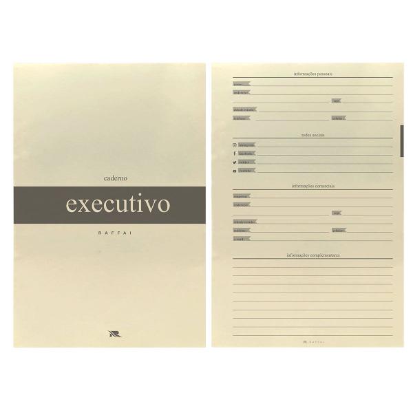 Imagem de Caderno Executivo Couro 172-R Personalizado Raffai Couros