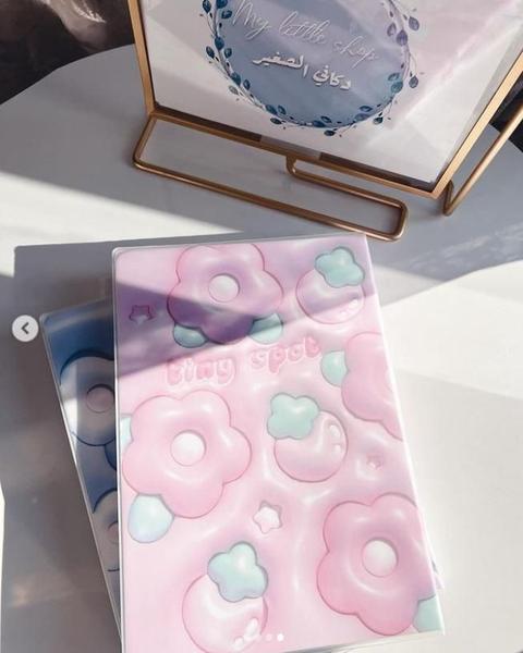 Imagem de Caderno Flowers Kawaii Com 60 Folhas Pautada