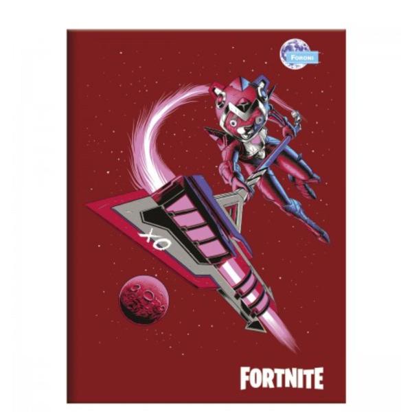 Imagem de Caderno Fortnite Brochura Pequeno 1/4 96 Folhas - Foroni