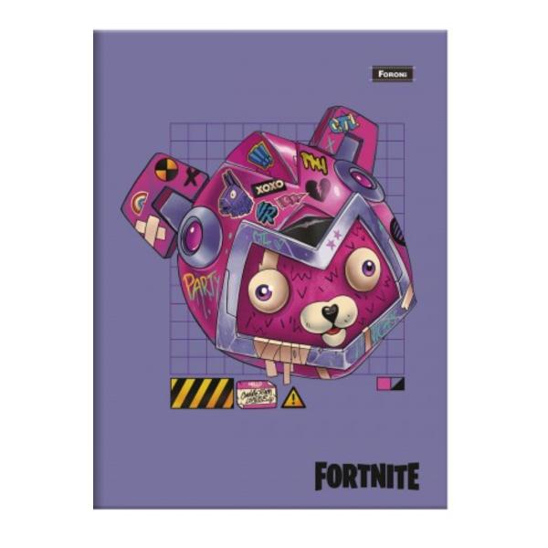 Imagem de Caderno Fortnite Brochura Pequeno 1/4 96 Folhas - Foroni