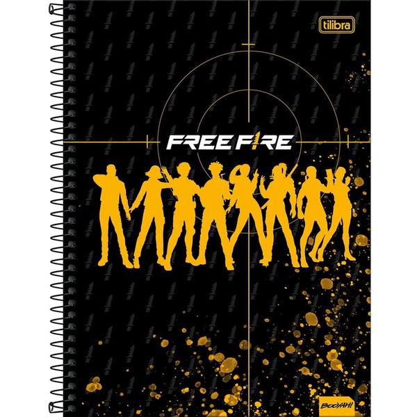 Imagem de Caderno Free Fire Alvo - 80 Folhas - Tilibra