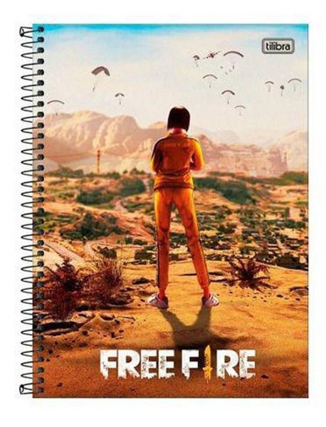 Caderno Free Fire Espiral 80fls Tilibra 2021 - Sortido Imagem de Caderno Free Fire Espiral 80fls Tilibra 2021 - Sortido