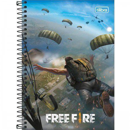 Imagem de Caderno Free Fire Espiral 96fls Tilibra 2021 - Sortido