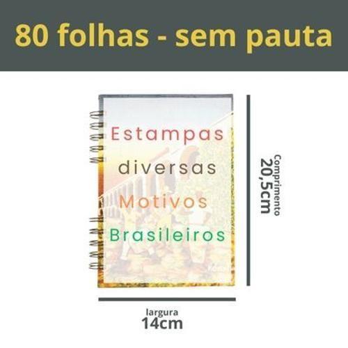 Imagem de Caderno Furo Quadrado 14 X 20,5 Batik Mendes Em Diversas