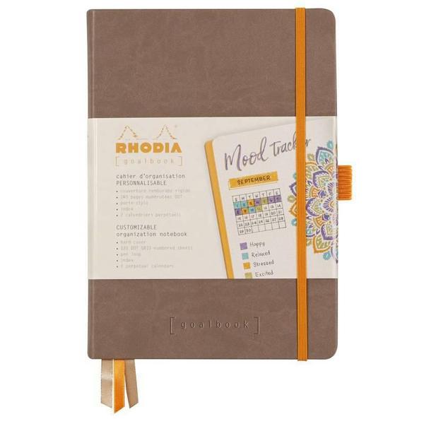 Imagem de Caderno Goalbook Rhodia A5 Capa Dura Taupe 120 Folhas 90g/m²