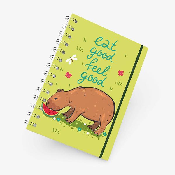 Imagem de Caderno Grande 19x27 - Capivara - Feel Good