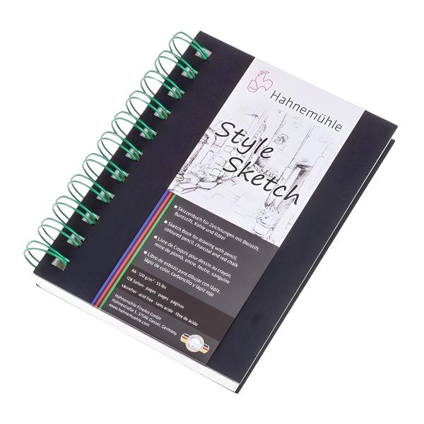 Imagem de Caderno Hahnemuhle Style Sketch com Espiral A6 64 Folhas Verde