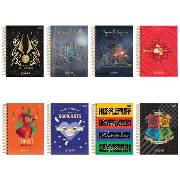 Imagem de Caderno Harry Potter 10 Matérias 200 Fls Decorada - Jandaia