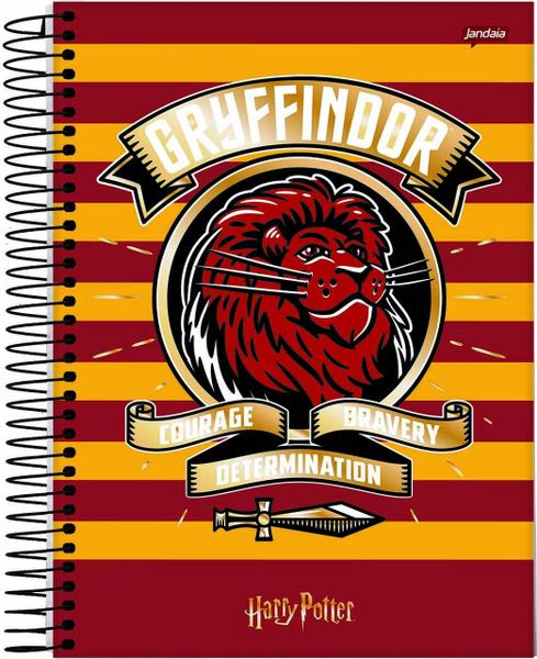 Imagem de Caderno Harry Potter Espiral 96fls Jandaia Hogwarts- Sortido