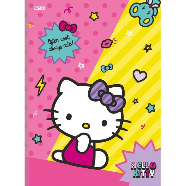 Imagem de Caderno Hello Kitty Brochurão 80 Folhas 1 Matéria - São Domingos