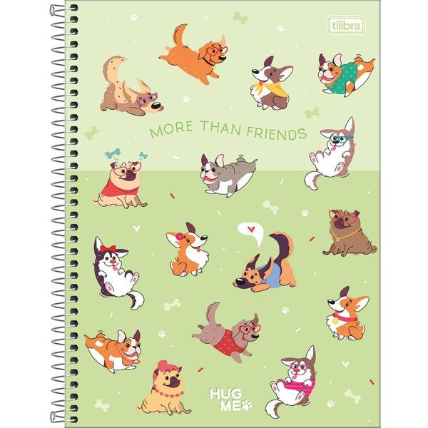 Imagem de Caderno Hug Me Verde - 160 folhas - Tilibra