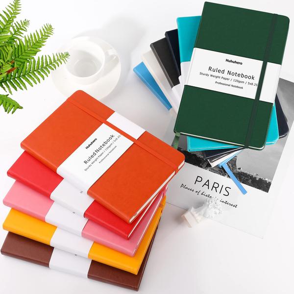 Caderno Huhuhero Lined Journal 5,25 x 8,25" com capa dura Imagem de Caderno Huhuhero Lined Journal 5,25 x 8,25" com capa dura