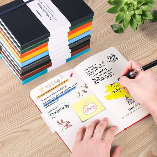 Caderno Huhuhero Lined Journal 5,25 x 8,25" com capa dura Imagem de Caderno Huhuhero Lined Journal 5,25 x 8,25" com capa dura