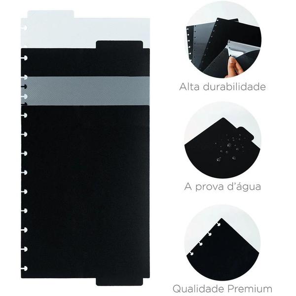 Imagem de Caderno Inteligente A5 Basic Black Preto 80fls