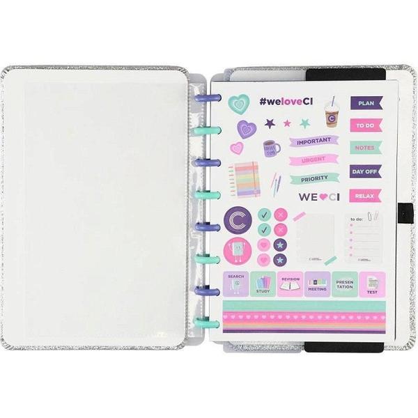 Imagem de Caderno Inteligente A5 Lets Glitter Silver 2.0