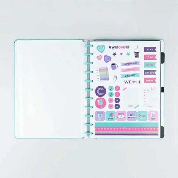 Imagem de Caderno Inteligente All Aquamarine-Grande-80 Folhas 90g/m²-Caderno Inteligente