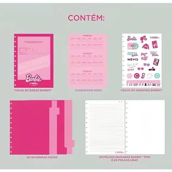 Imagem de Caderno Inteligente Barbie Grande 80 Folhas CIGD4151 Pink - CI