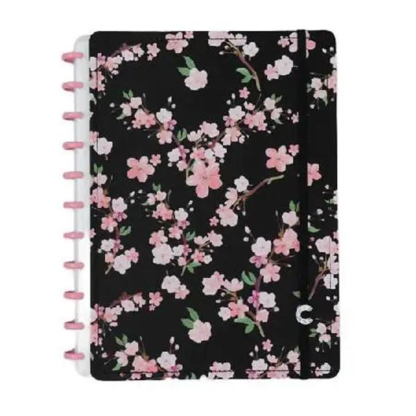 Imagem de Caderno Inteligente By Gocase Classical Rose Black Medio