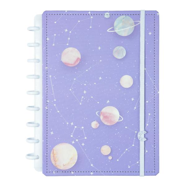 Imagem de Caderno Inteligente By Gocase Purple Galaxy Médio