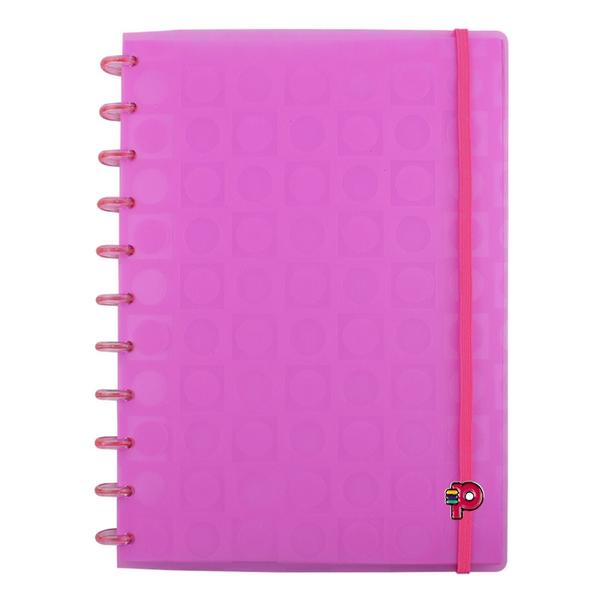 Imagem de Caderno Inteligente Colegial Bubble Rosa Neon Popdisc