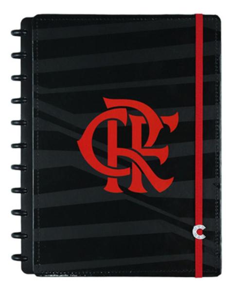 Imagem de Caderno Inteligente Flamengo Rubro Negro Grande Disco 80fls