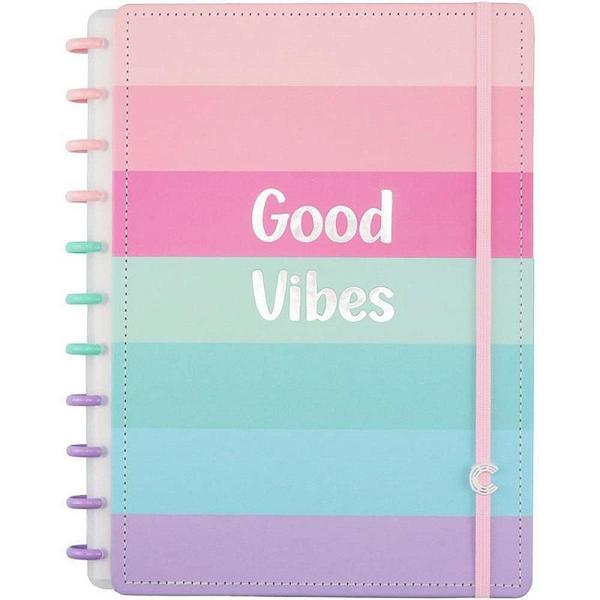 Imagem de Caderno Inteligente Grande Good Vibes By Indy 80Fl