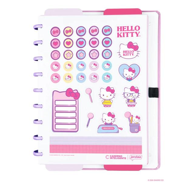 Imagem de Caderno Inteligente Hello Kitty 80 folhas - Médio