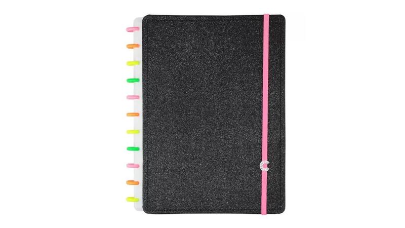 Imagem de Caderno Inteligente Lets Glitter Neon Black - Grande