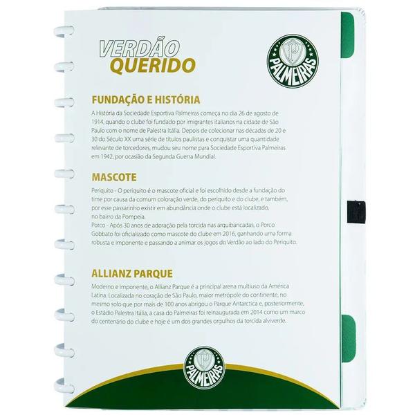 Imagem de Caderno Inteligente Palmeiras Alviverde Grande 80 FLS