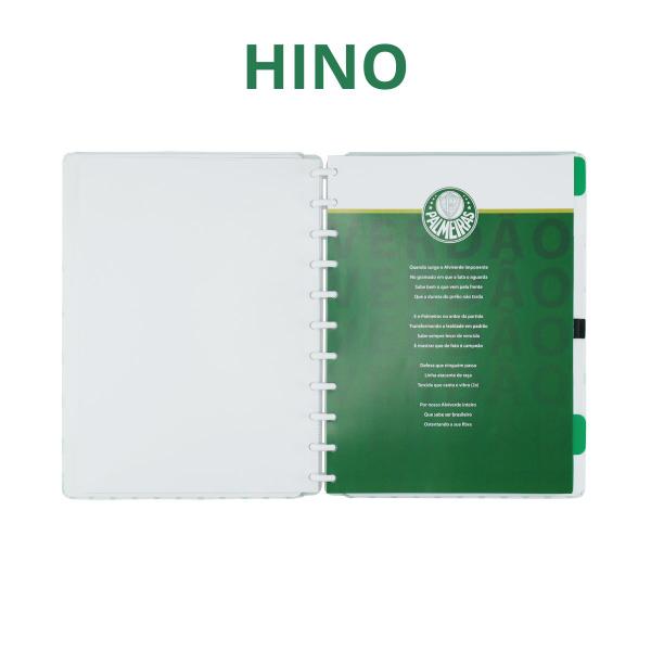 Imagem de Caderno Inteligente Palmeiras BRANCO ALVIVERDE GRANDE