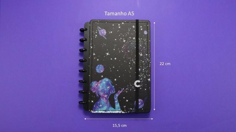 Imagem de Caderno Inteligente Poeira das Estrelas BY Gocase Tamanho A5