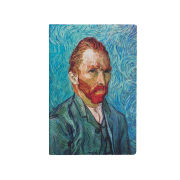 Imagem de Caderno Journal Folk Books sem Pauta 20x13,5 Auto-retrato Van Gogh