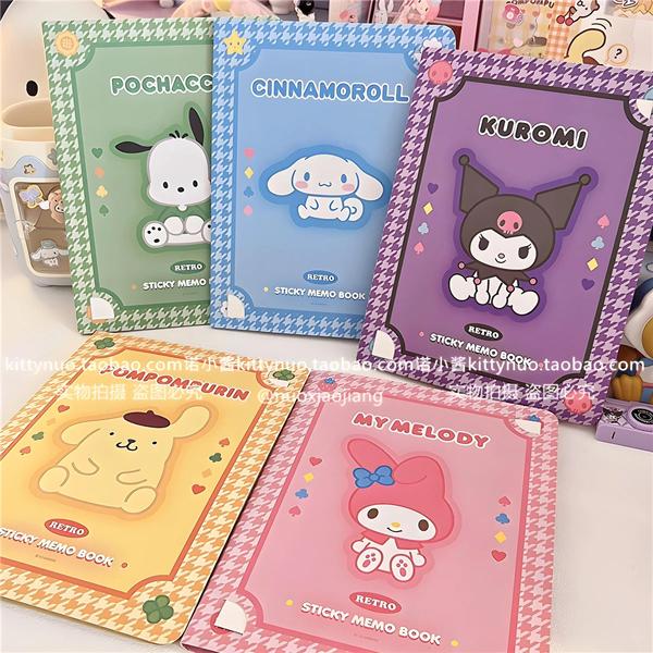 Imagem de Caderno Kawaii Sanrio Hello Kitty, My Melody & Kuromi - Presente de Aniversário