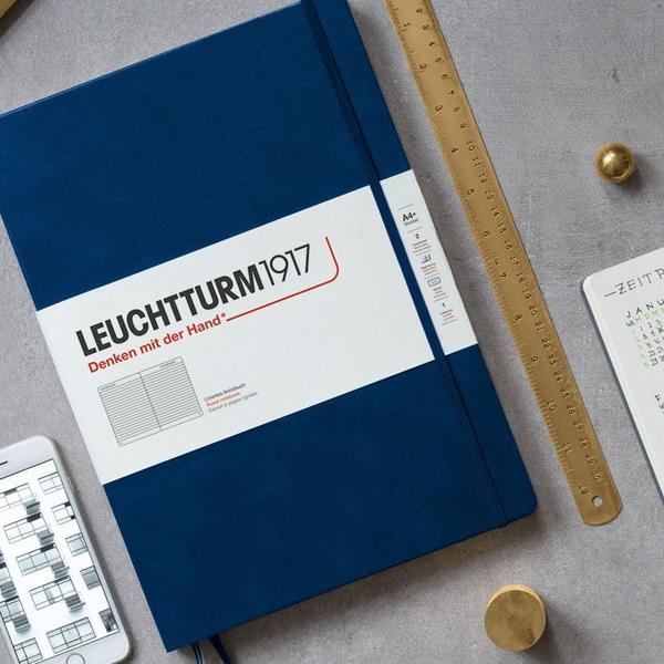 Imagem de Caderno LEUCHTTURM1917 Capa dura média A5 251 páginas azul marinho