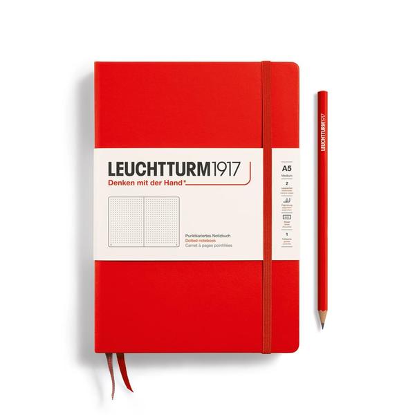 Imagem de Caderno LEUCHTTURM1917 Capa dura média A5 251 páginas vermelho