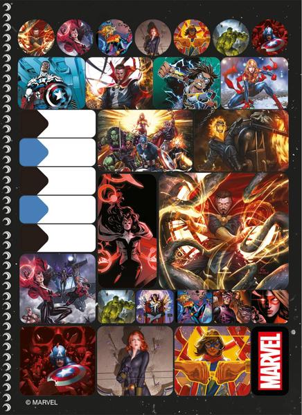 Imagem de Caderno Marvel Escolar Motoqueiro e Venon 1 Matéria Espiral