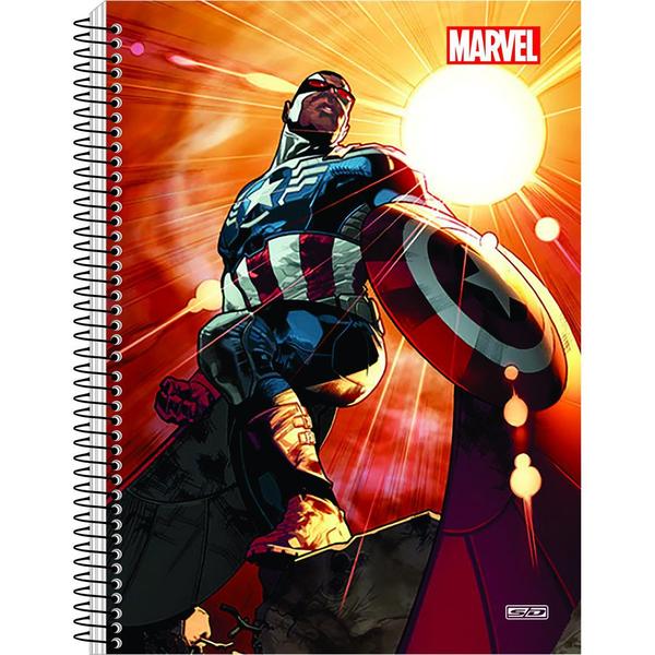 Imagem de Caderno Marvel Now Espiral Universitário 80 Fls Marvel Vingadores