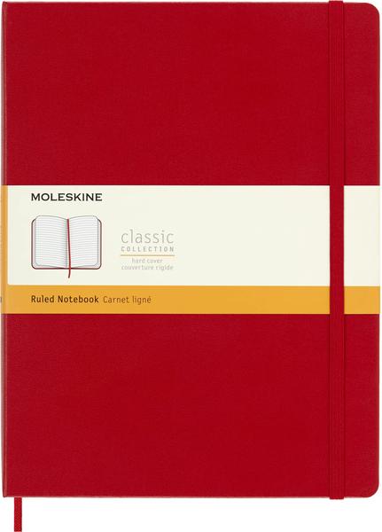 Imagem de Caderno Moleskine Classic, capa dura, XL, vermelho escarlate, 192p