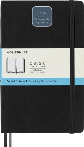 Imagem de Caderno Moleskine Classic, capa flexível expandida, grande, preta