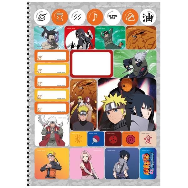 Imagem de Caderno Naruto Shippuden Personagens - 160 Folhas - São Domingos