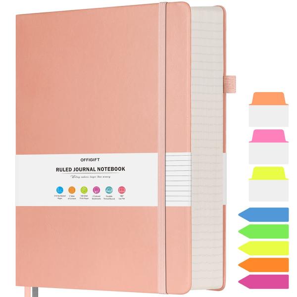 Imagem de Caderno OFFIGIFT College Ruled Large B5 314 páginas rosa