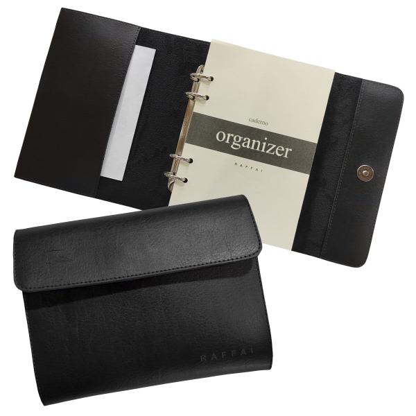 Imagem de Caderno Organizer 124-R Personalizado Raffai Couros