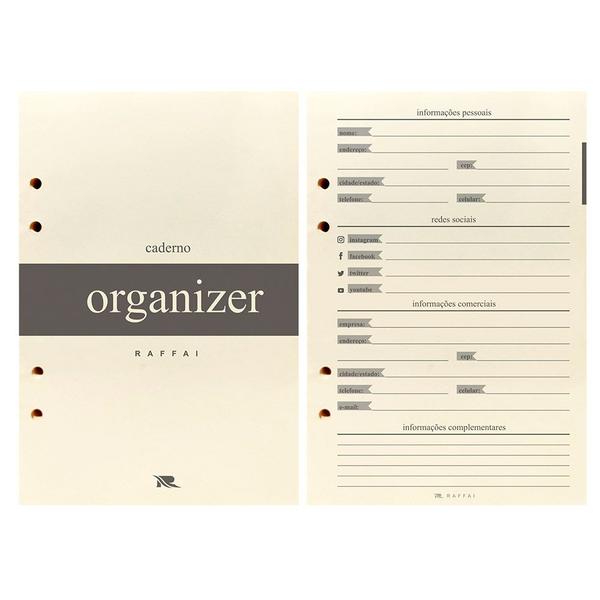 Imagem de Caderno Organizer 124-R Raffai Couros