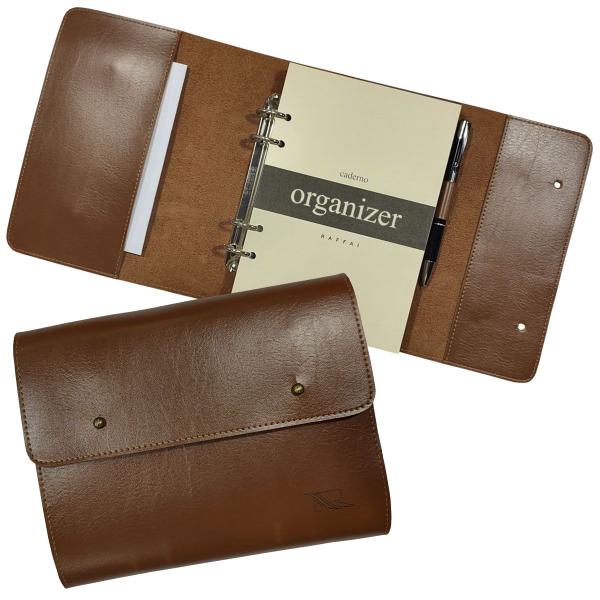 Imagem de Caderno Organizer 182-R Personalizado Raffai Couros