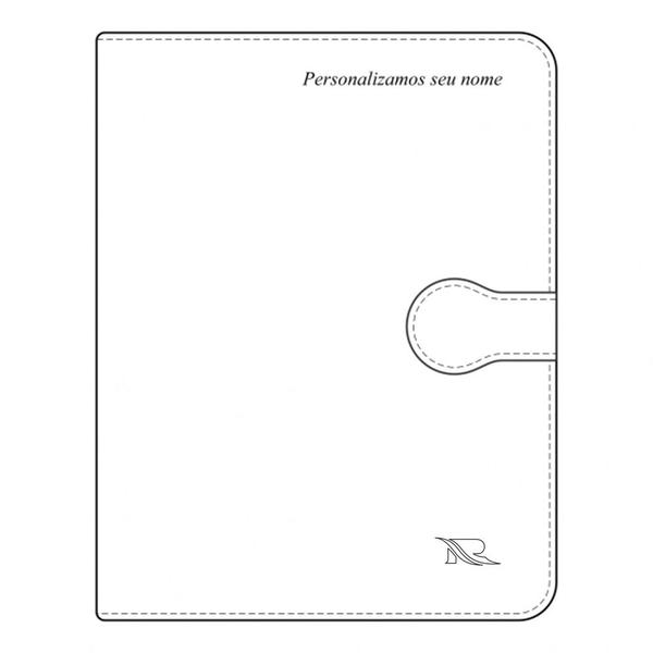 Imagem de Caderno Organizer Couro 127-R Personalizado Raffai Couros